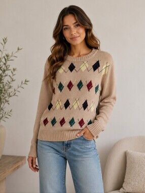 Alan Flusser Cotton Sweater Size Medium